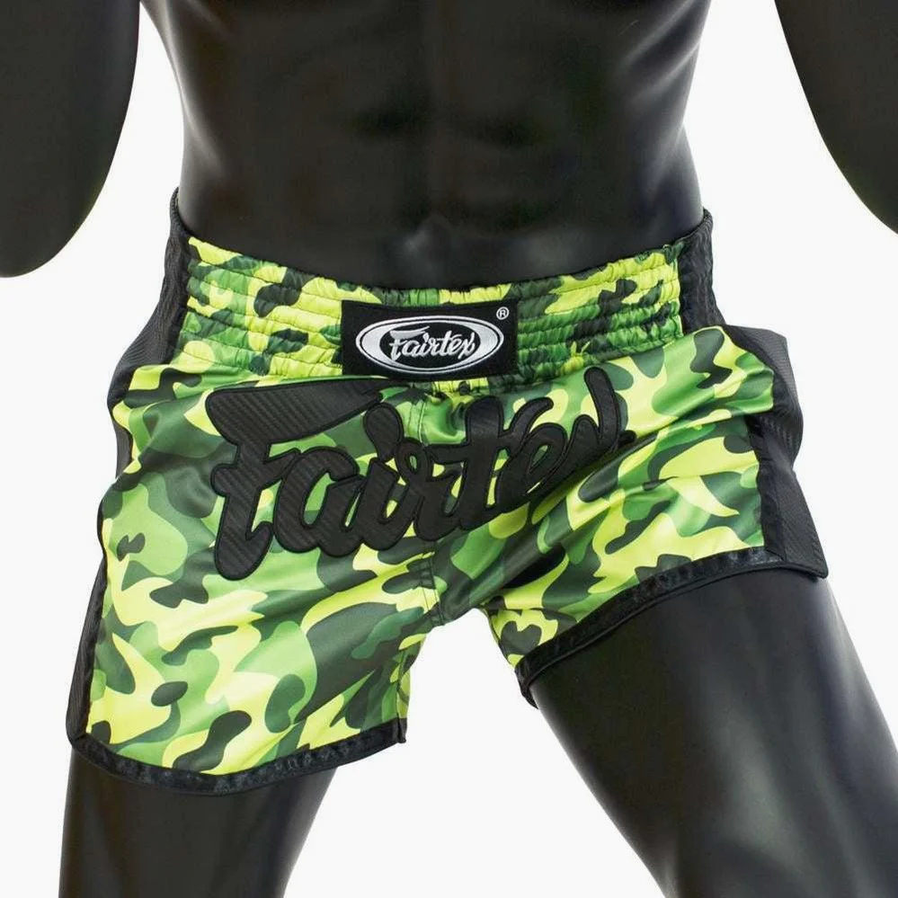 Pantalones kick-thai Fairtex BS1710 Camo Verde  - Image 2