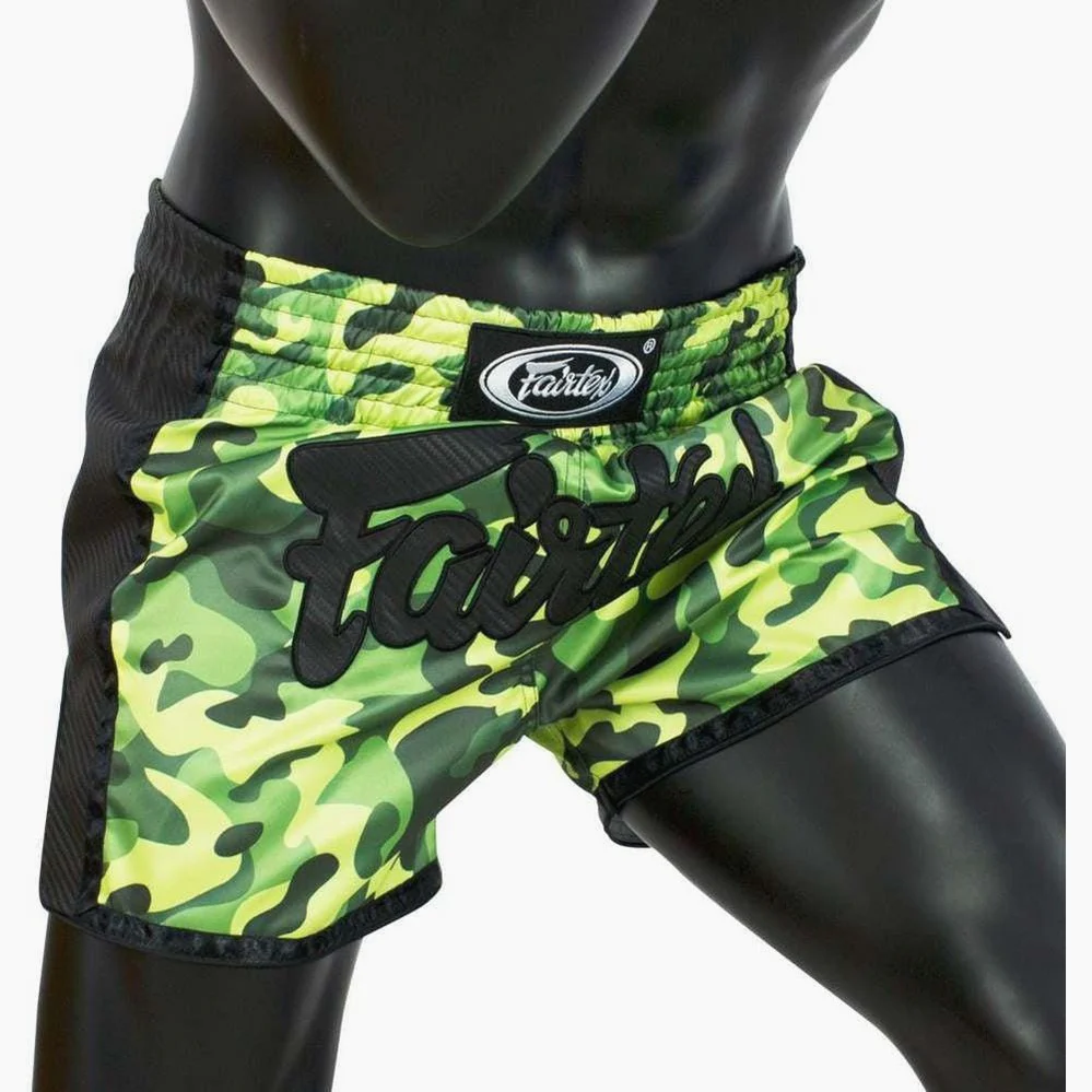 Pantalones kick-thai Fairtex BS1710 Camo Verde  - Image 3