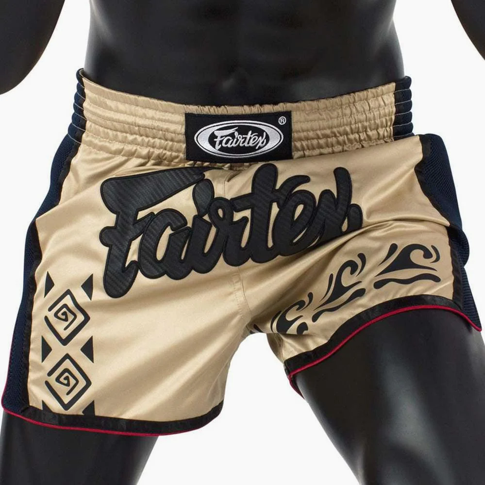 Pantalones kick-thai Fairtex BS1713 Caqui  - Image 3
