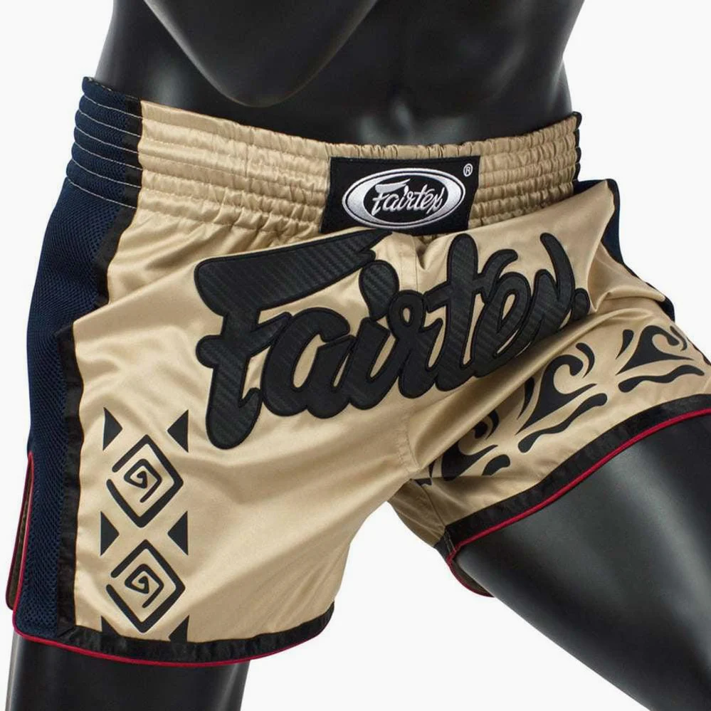 Pantalones kick-thai Fairtex BS1713 Caqui  - Image 4