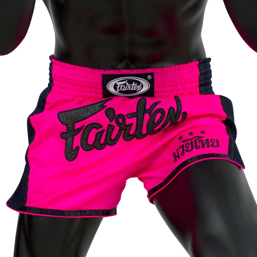 Pantalones kick-thai Fairtex BS1714 Rosa - Image 3