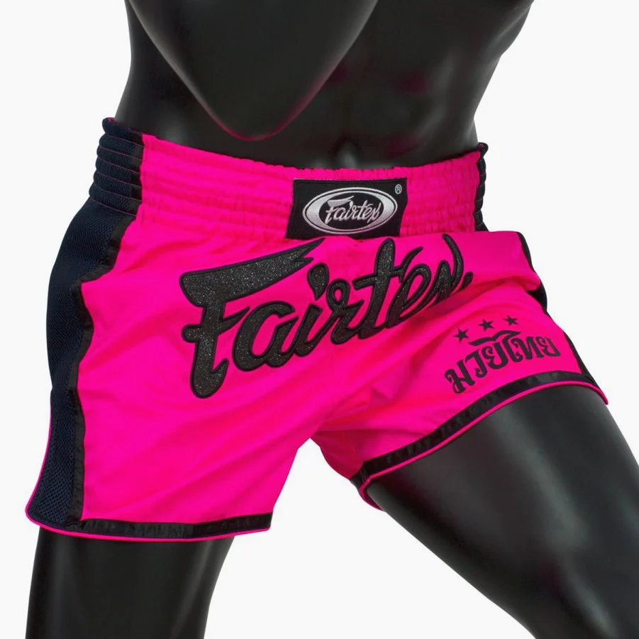 Pantalones kick-thai Fairtex BS1714 Rosa - Image 4