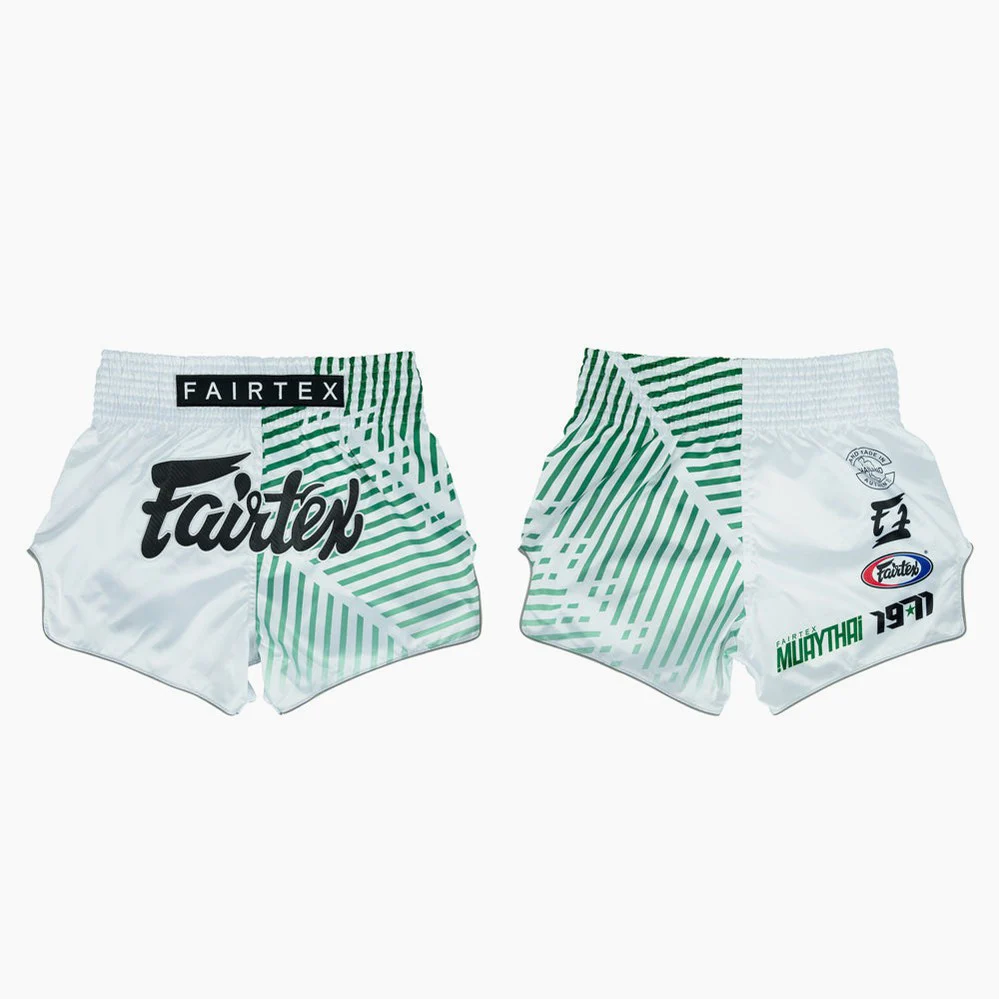 Pantalones kick-thai Fairtex BS1923 Racer Blanco  - Image 5