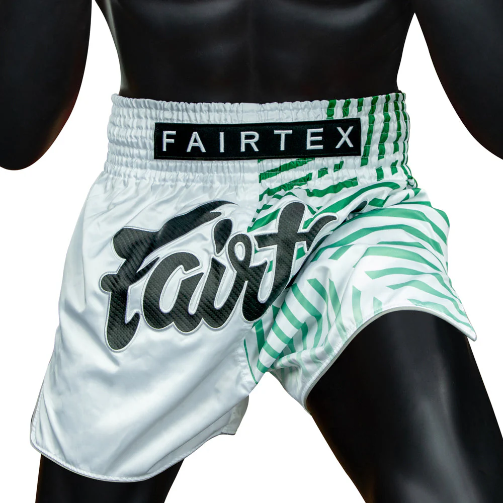 Pantalones kick-thai Fairtex BS1923 Racer Blanco  - Image 6