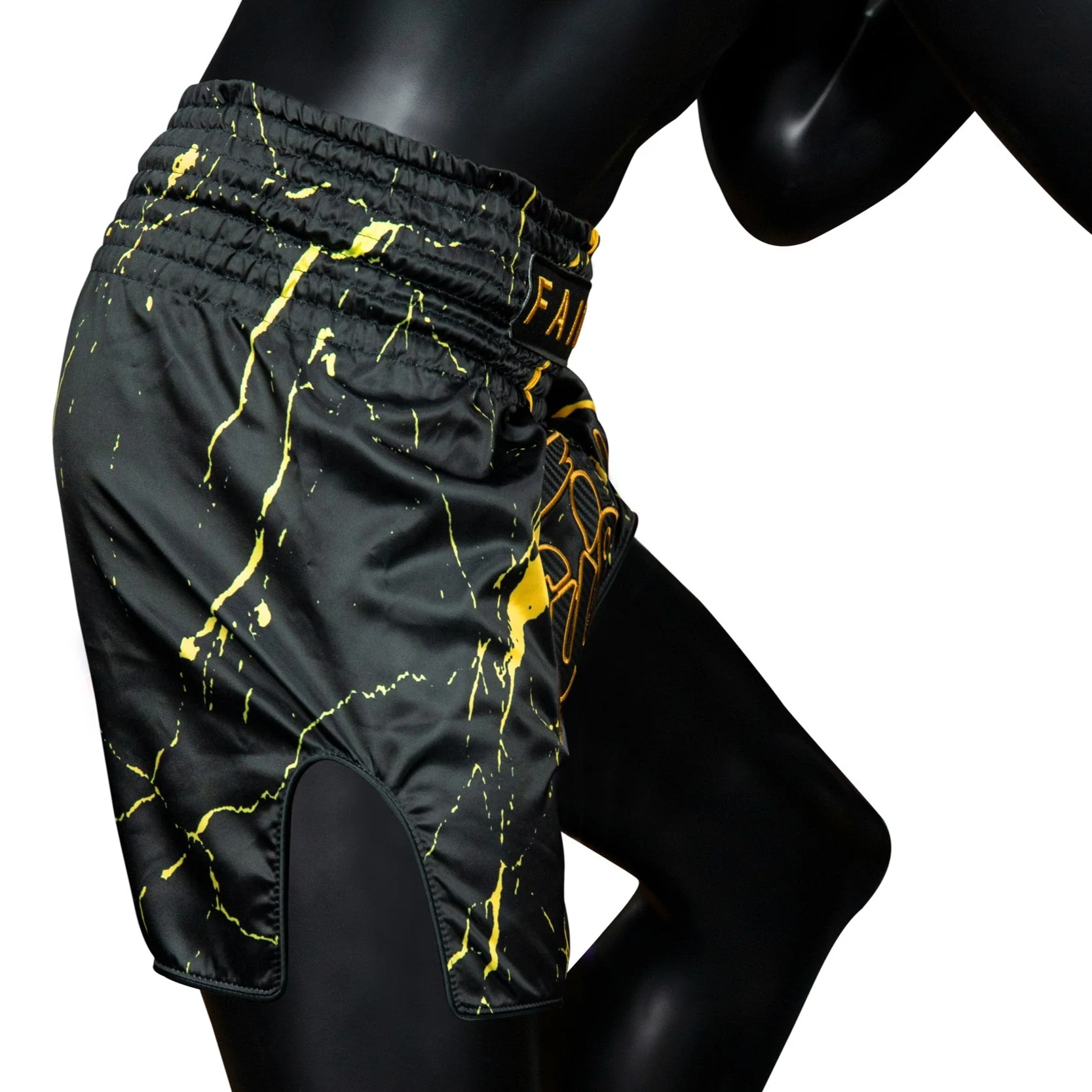Pantalones kick-thai Fairtex BS1947 Black Marble - Image 4