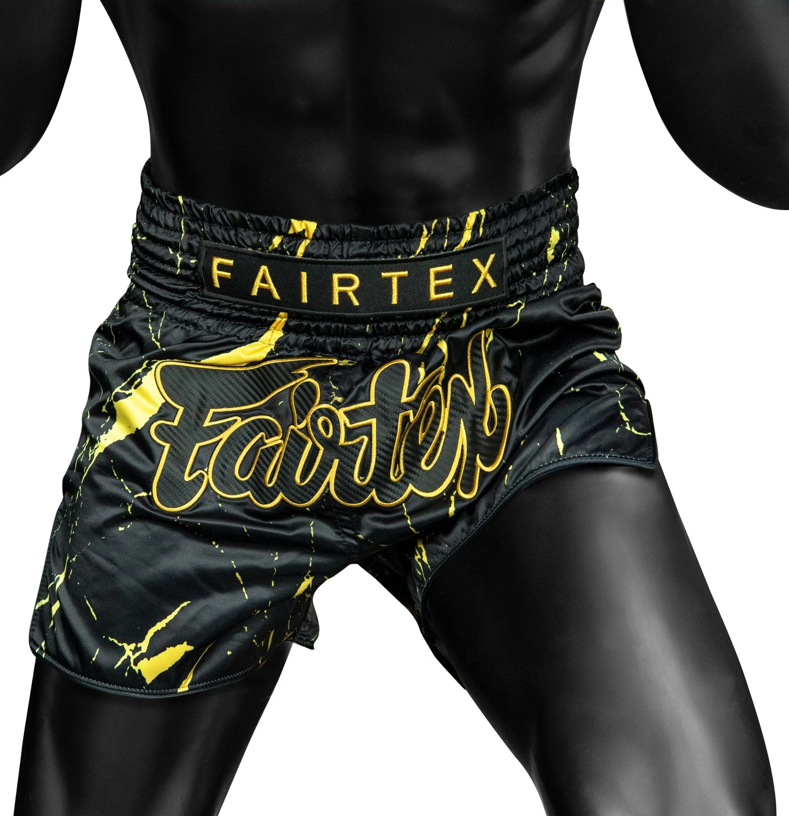 Pantalones kick-thai Fairtex BS1947 Black Marble - Image 5
