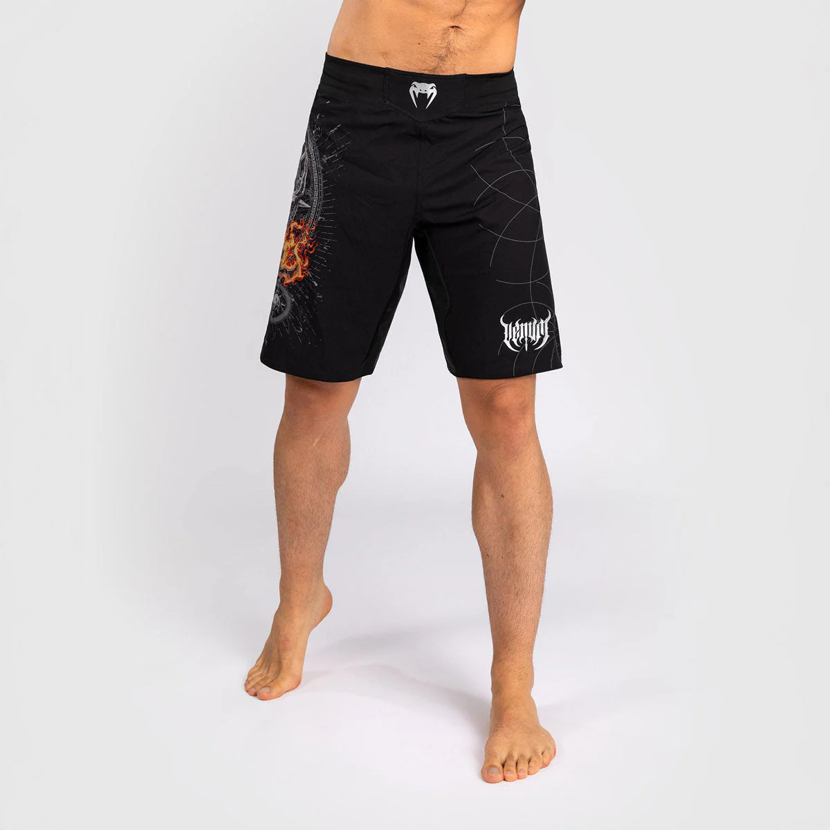 Pantalones MMA Venum Gladiator 5.0 Negro-Plata 