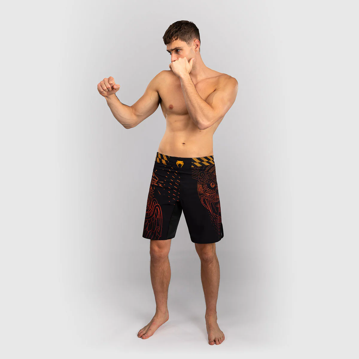 Pantalones MMA Venum Quetzal Fury Negro-rojo - Image 5