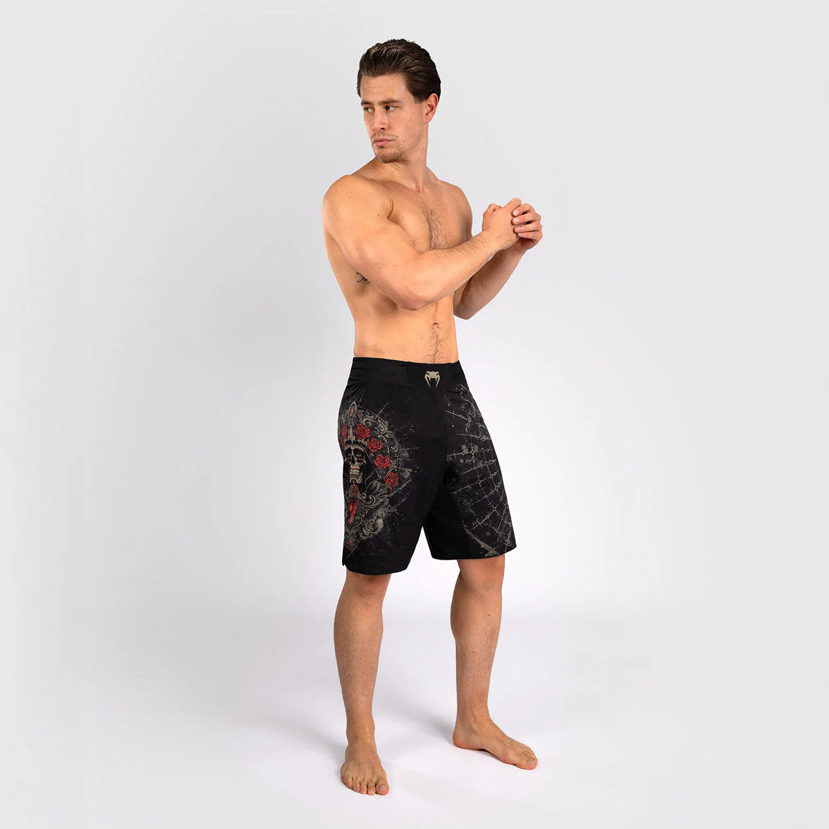 Pantalones MMA Venum Santa Muerte 5.0 Negro-Oro