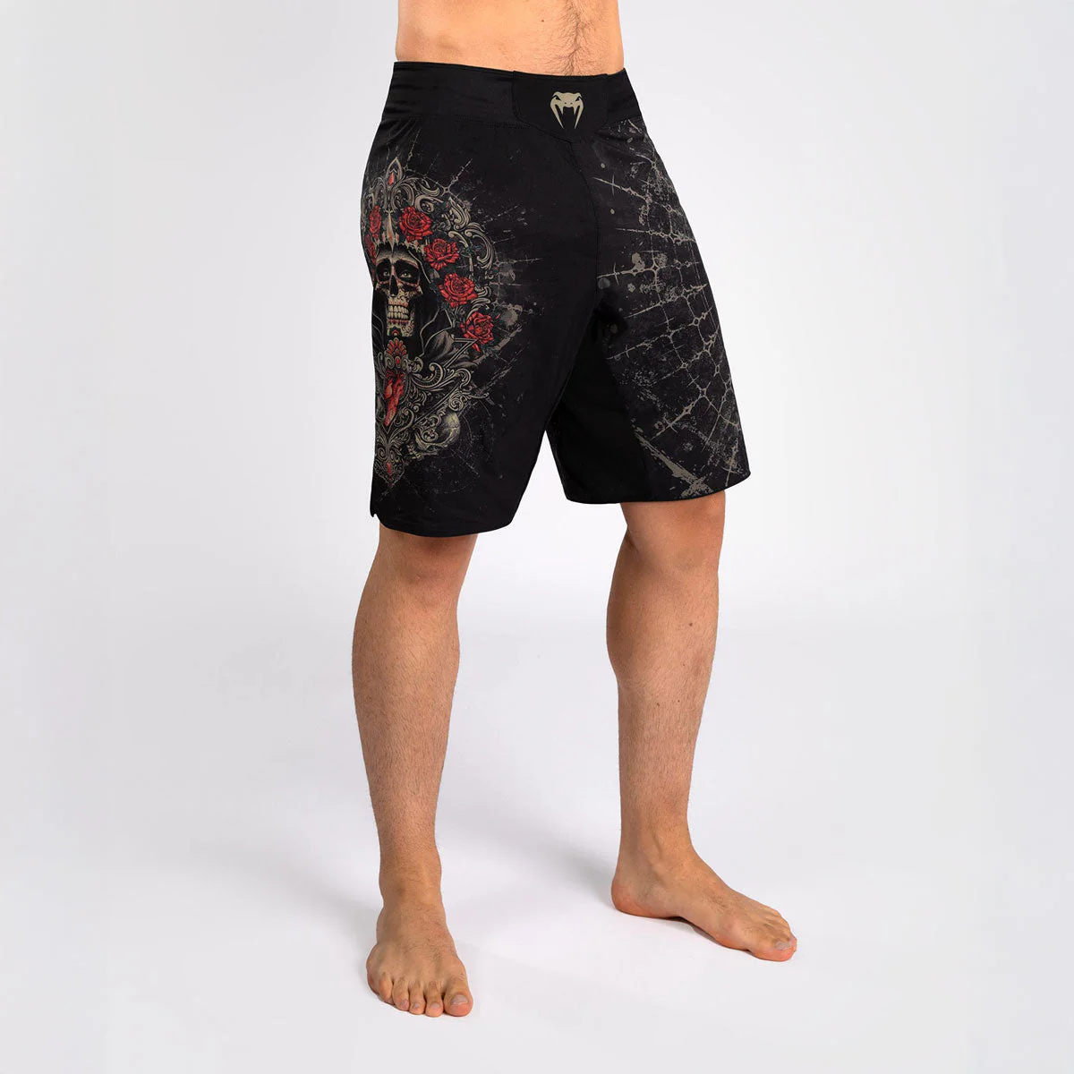 Pantalones MMA Venum Santa Muerte 5.0 Negro-Oro - Image 4