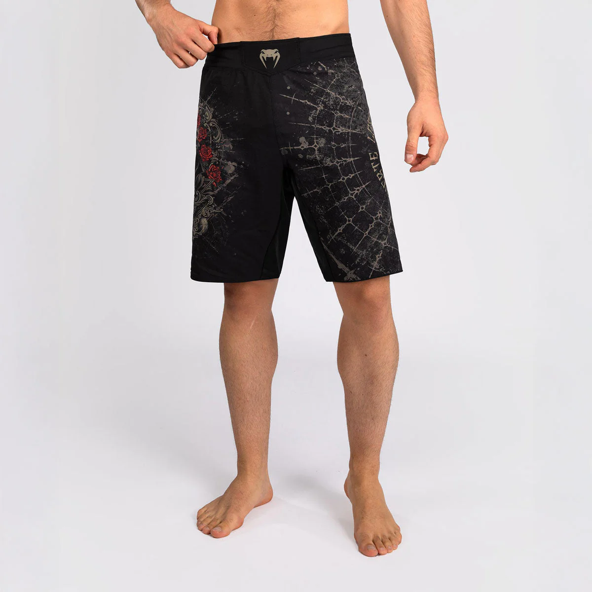 Pantalones MMA Venum Santa Muerte 5.0 Negro-Oro - Image 5