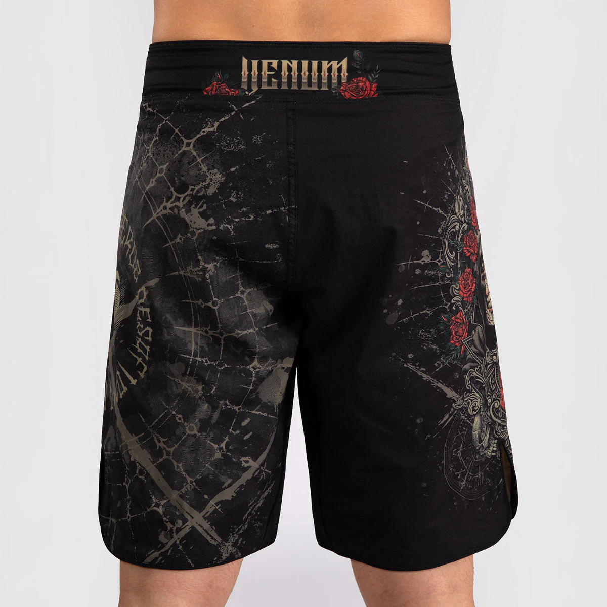Pantalones MMA Venum Santa Muerte 5.0 Negro-Oro - Image 7