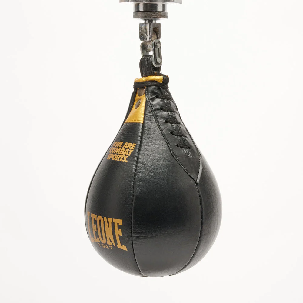 Pera de boxeo Leone DNA AT805 Negro-oro 