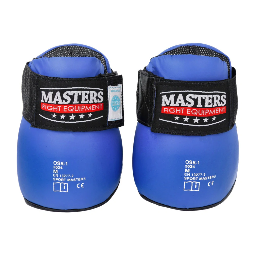 Protecciones de pie Punto Fighting Maestros WAKO Azul  - Image 4