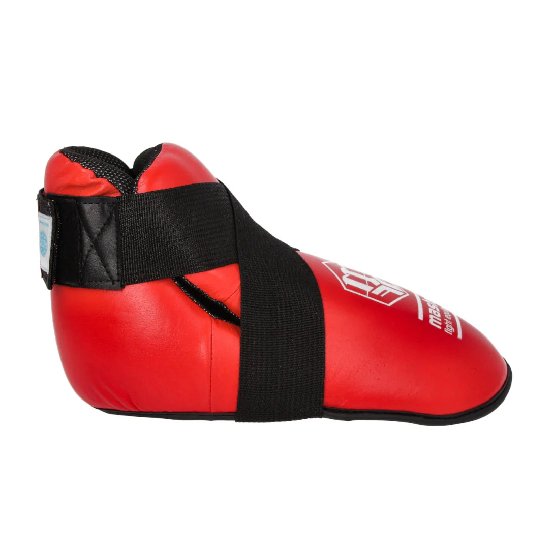 Protecciones de pie Punto Fighting Maestros WAKO Rojo  - Image 3