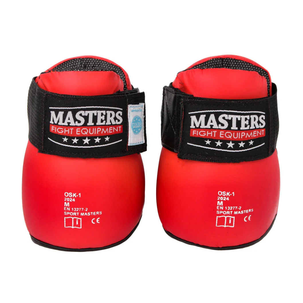 Protecciones de pie Punto Fighting Maestros WAKO Rojo  - Image 4