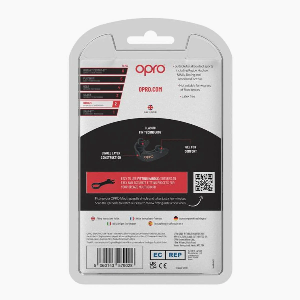 Protector bucal Opro Bronze Autoajustable - Image 8