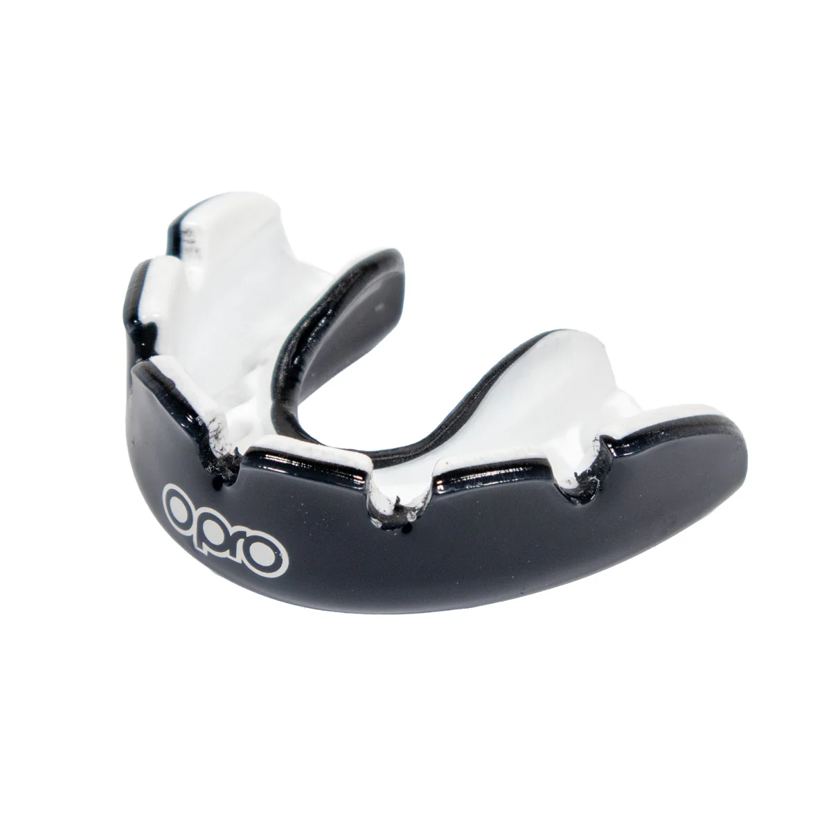 Protector bucal Opro Instant Custom-Fit para aparato Negro-blanco 