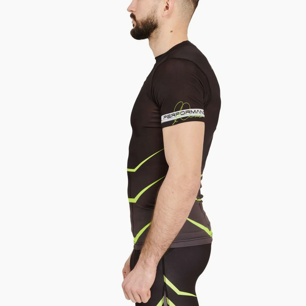 Rashguard de compresión Leone Revo Fluo AB927F  - Image 4