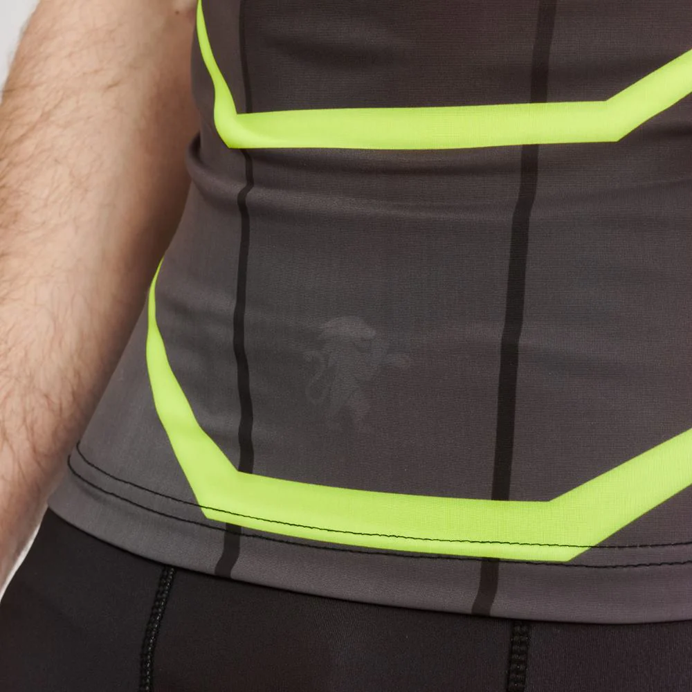Rashguard de compresión Leone Revo Fluo AB927F  - Image 6