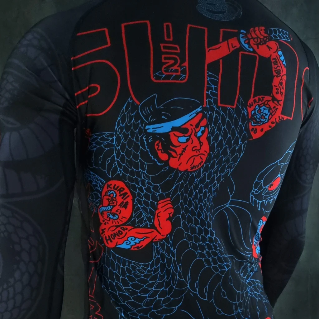 Rashguard Half Sumo Black Mamba Neon mangas largas  - Image 13