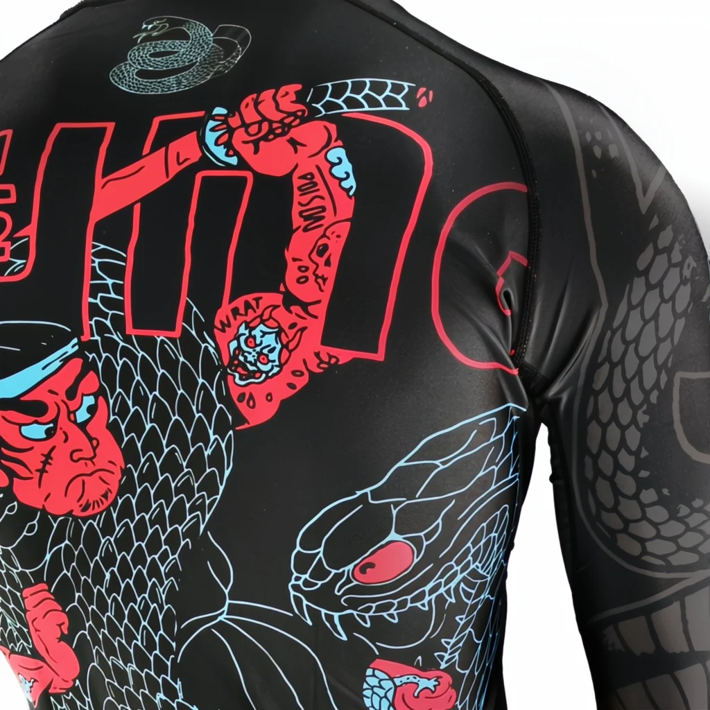 Rashguard Half Sumo Black Mamba Neon mangas largas  - Image 3
