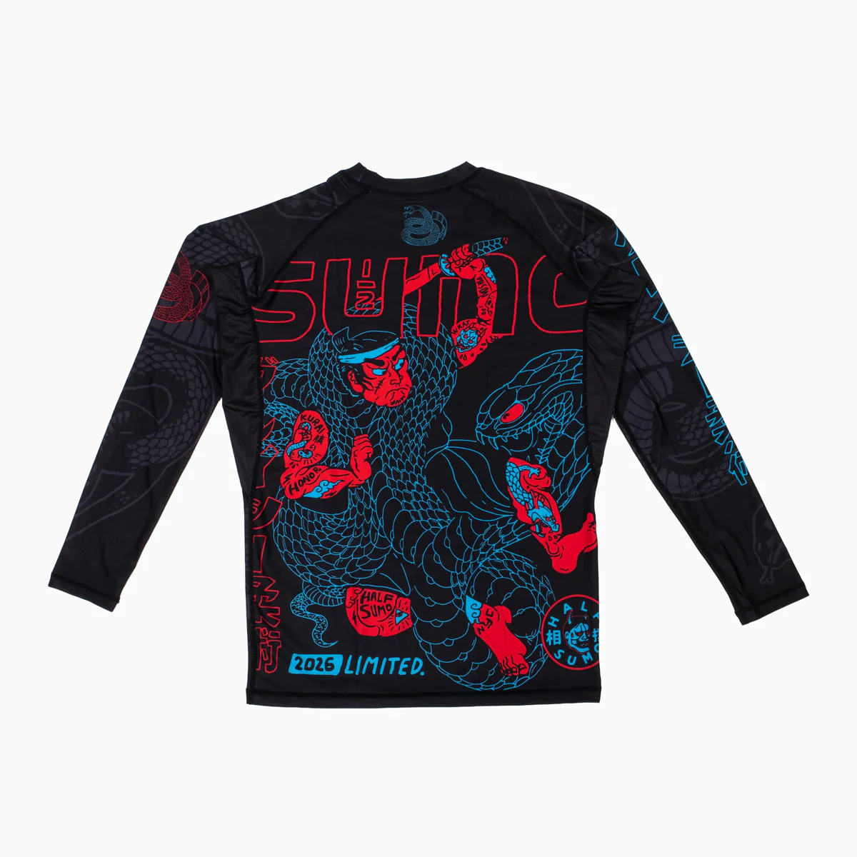 Rashguard Half Sumo Black Mamba Neon mangas largas  - Image 7