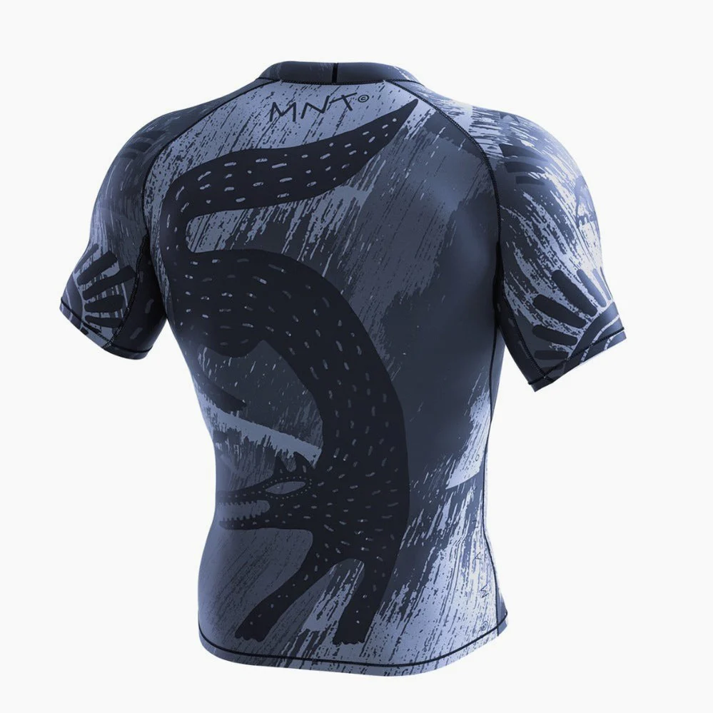 Rashguard Manto Livings manga corta Gris  - Image 2