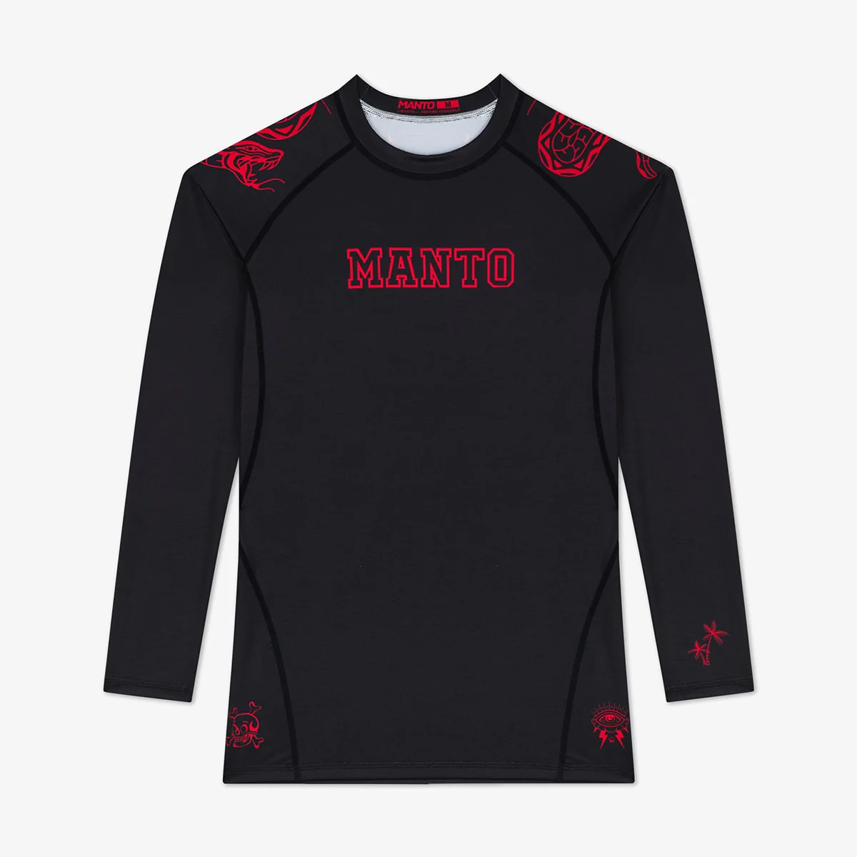 Rashguard Manto Miko mangas largas Negro 