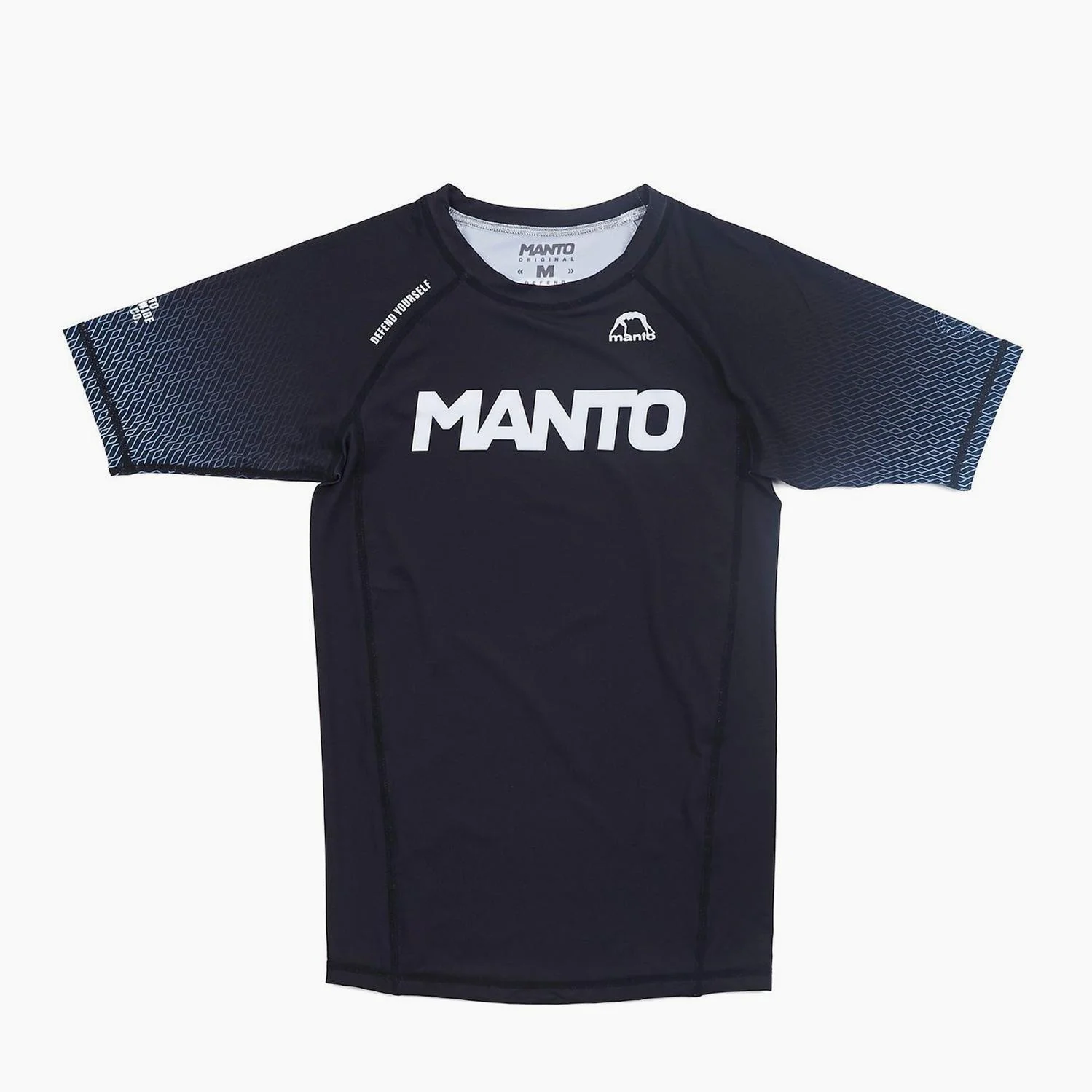 Rashguard Manto Rank mangas cortas Negro 