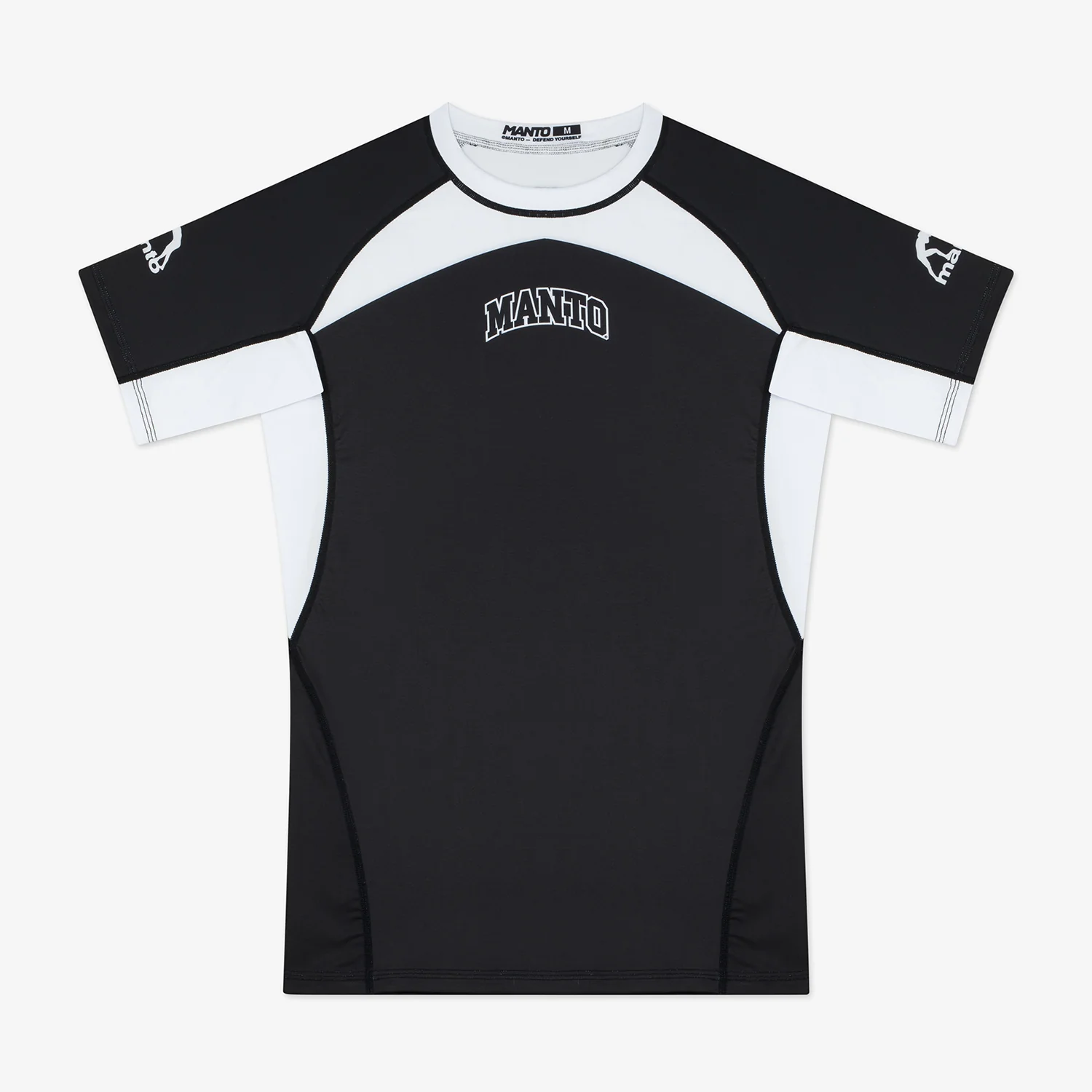 Rashguard Manto Ranked 25 mangas cortas Blanco 