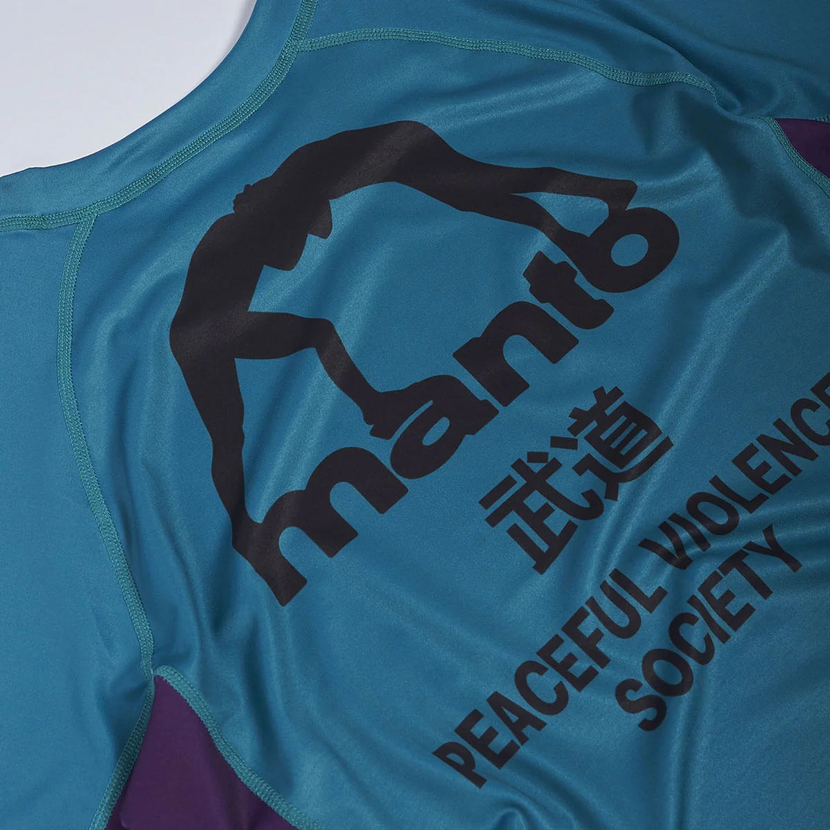 Rashguard Manto Society mangas cortas Verde  - Image 3