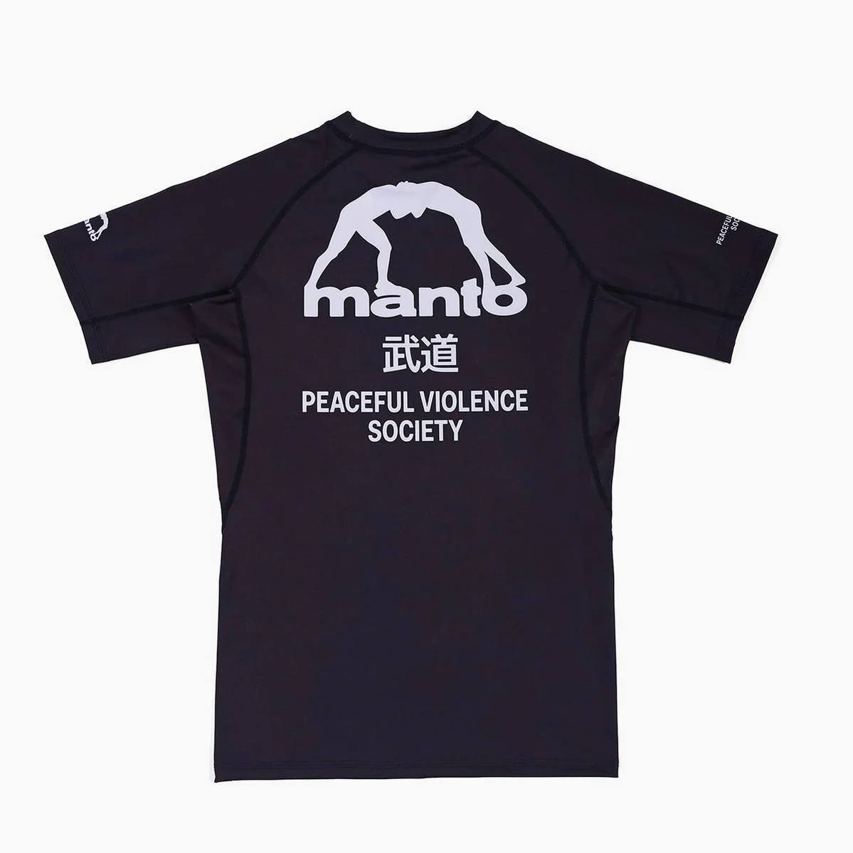 Rashguard Manto Society mangas cortas negro 