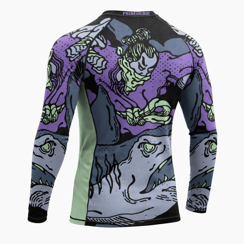 Rashguard Pride or Die Dangerous Water V2 mangas largas  - Image 4