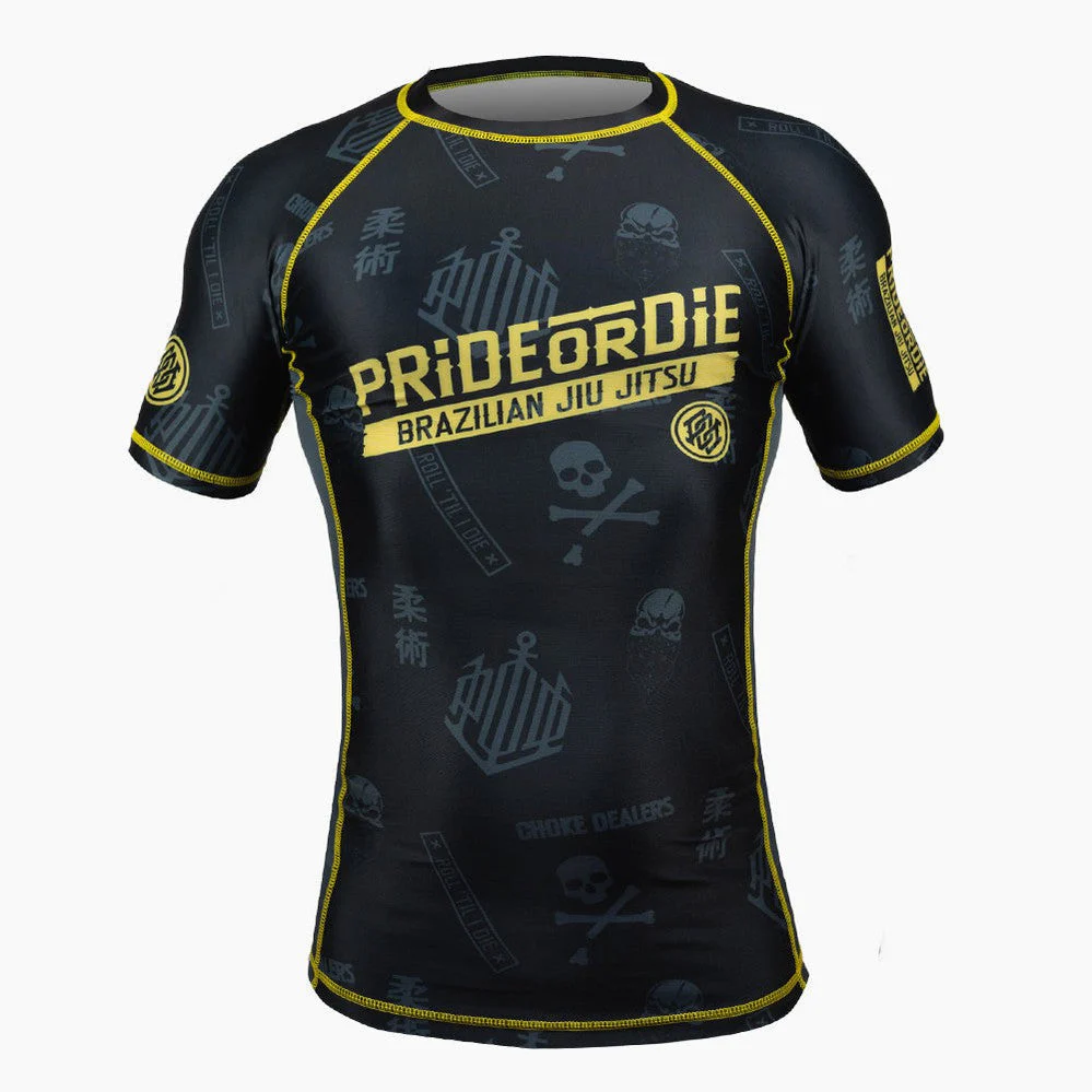 Rashguard Pride or Die Hang Loose mangas cortas - Image 2