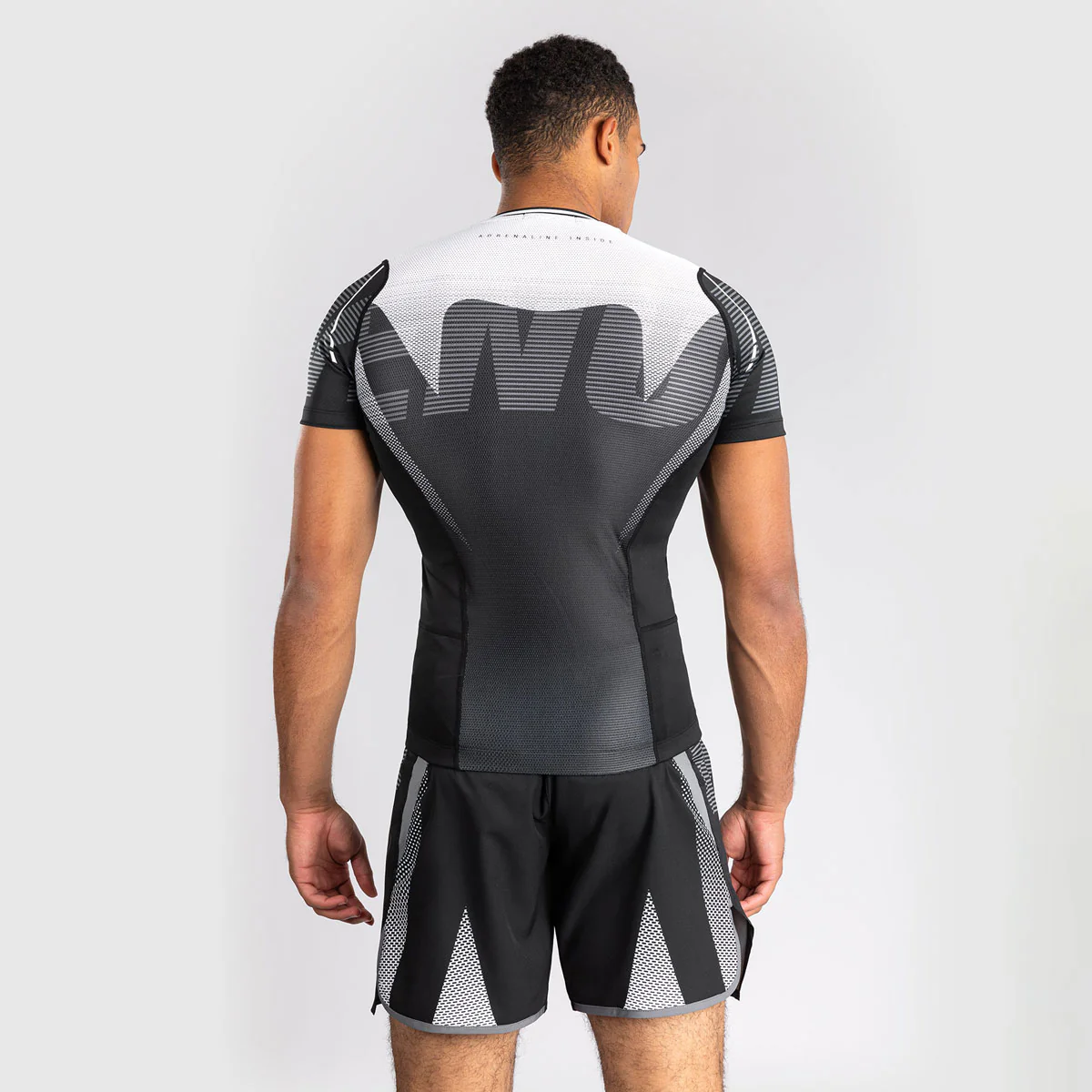 Rashguard Venum Adrenaline mangas cortas Negro-gris  - Image 2