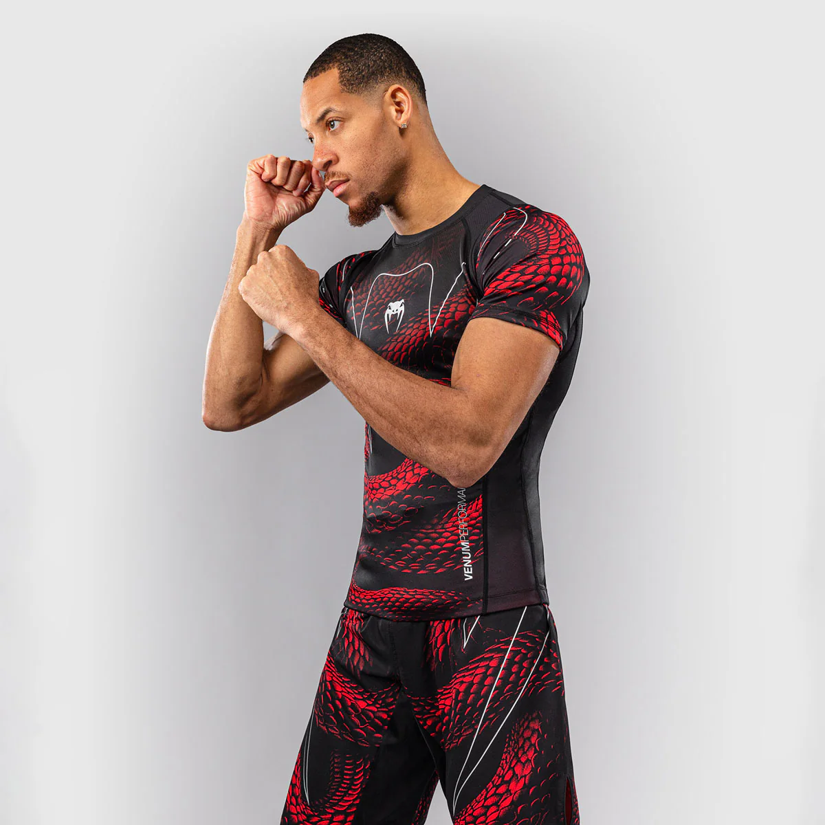 Rashguard Venum Matupa mangas cortas Negro-rojo  - Image 3