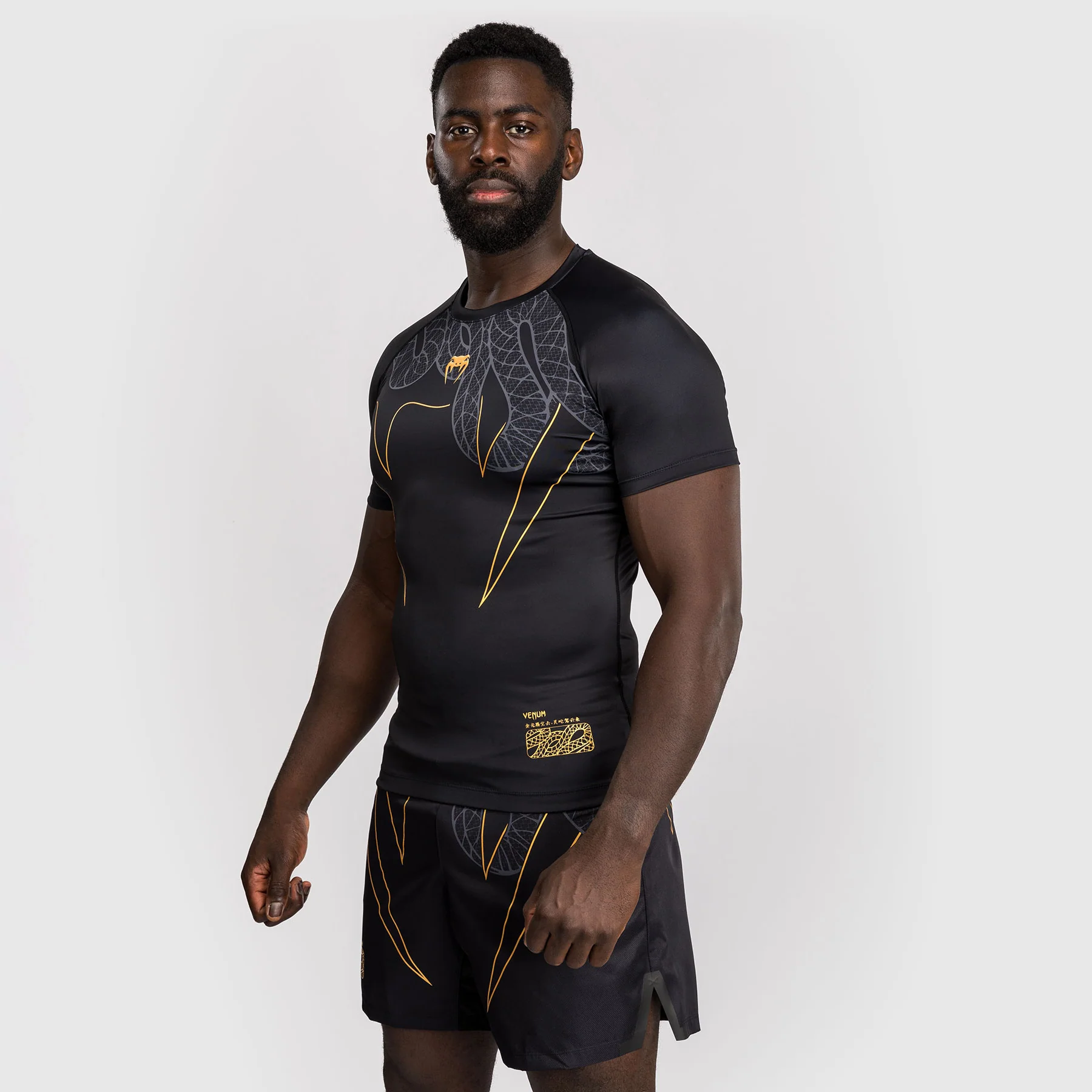 Rashguard Venum Serpenti mangas cortas Negro  - Image 2
