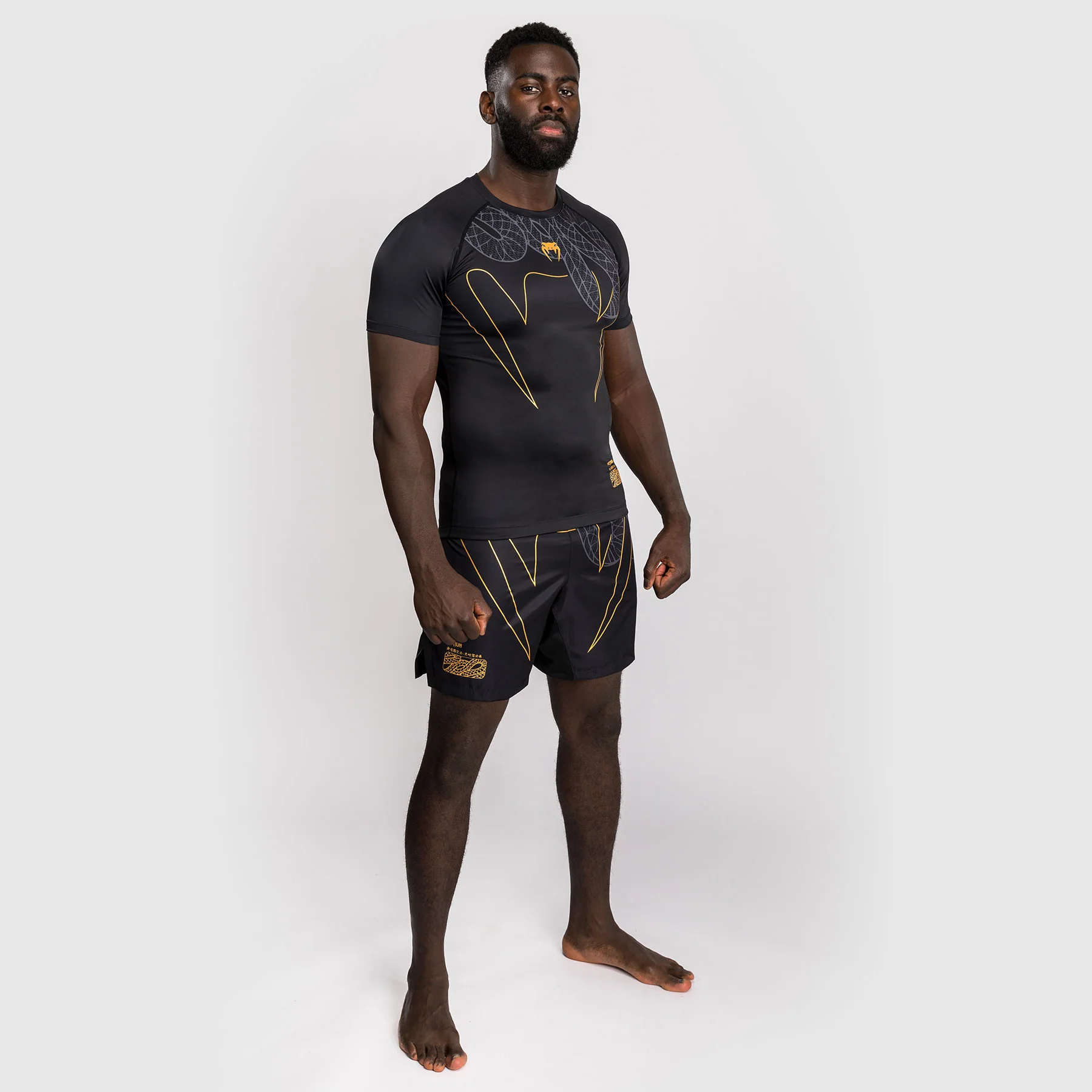Rashguard Venum Serpenti mangas cortas Negro  - Image 4