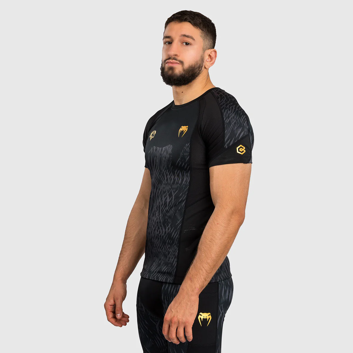 Rashguard Venum x Chimaev Wild Borz mangas cortas Negro  - Image 2