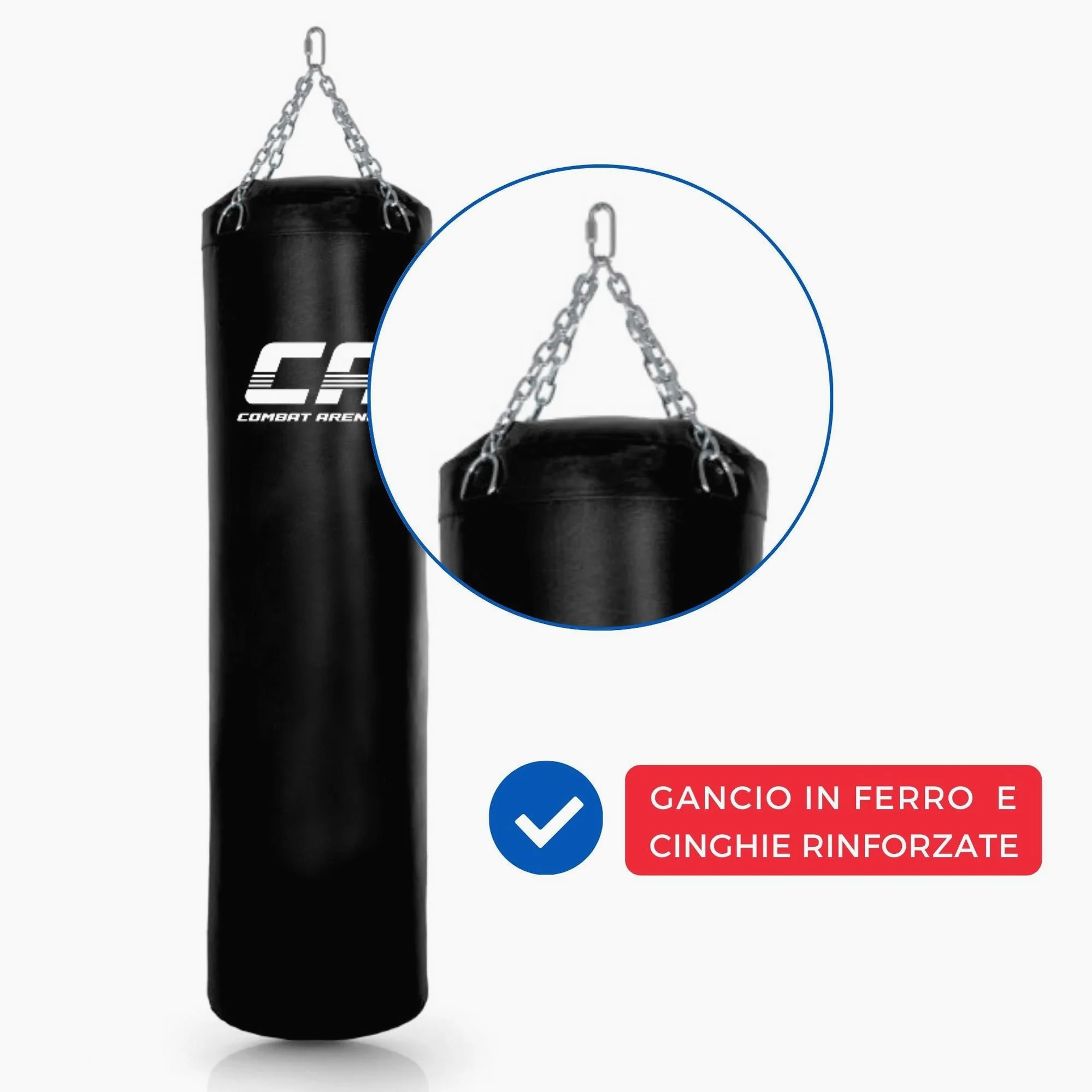 Saco de boxeo Combat Arena Entrenamiento PRO 30 Kg Negro  - Image 4