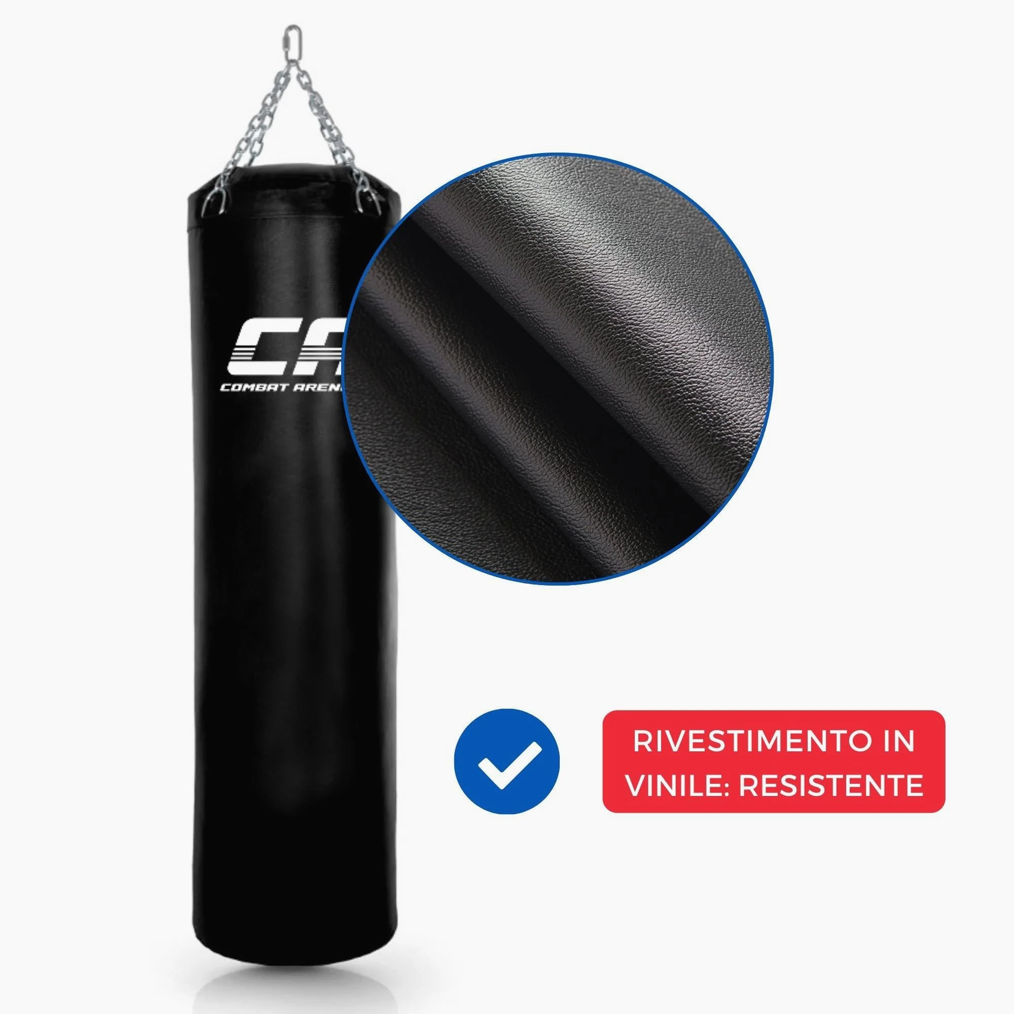 Saco de boxeo Combat Arena Entrenamiento PRO 30 Kg Negro  - Image 7