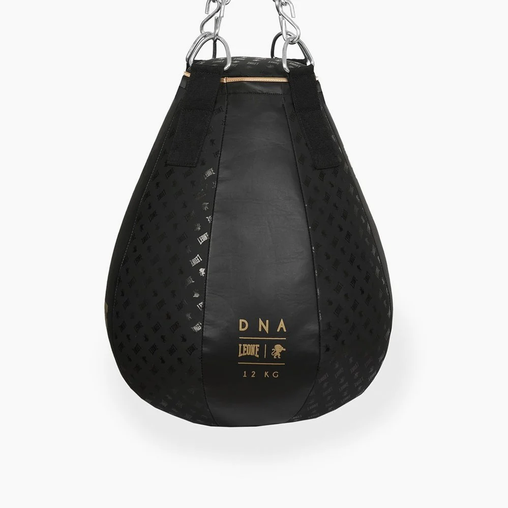Saco de boxeo Leone 12 kg DNA AT852 Negro-oro  - Image 3