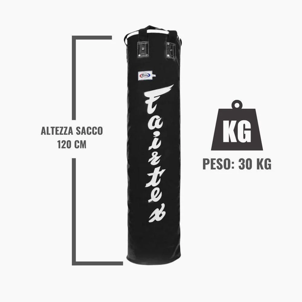 Saco Fairtex HB5 Negro 30 kg 120 cm Completo  - Image 3