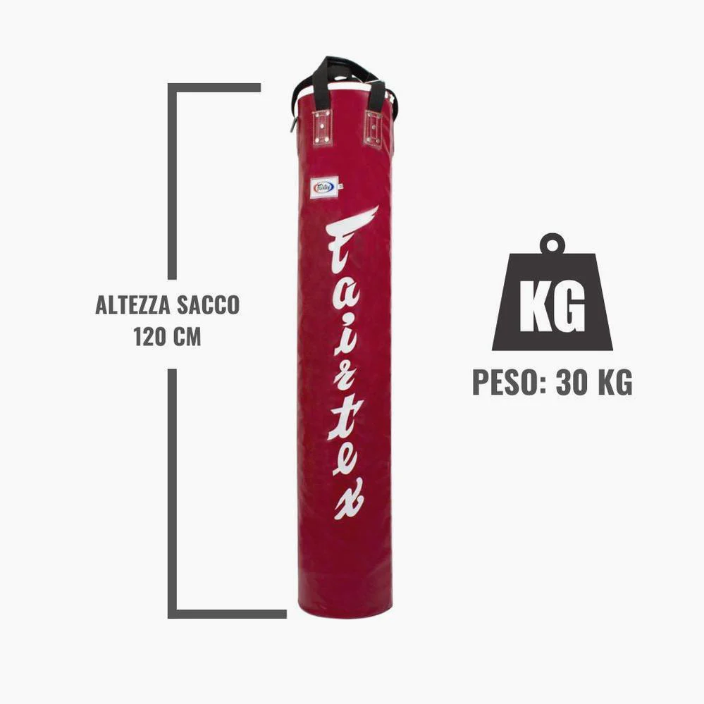 Saco Fairtex HB5 Rojo 30 kg 120 cm Completo - Image 3