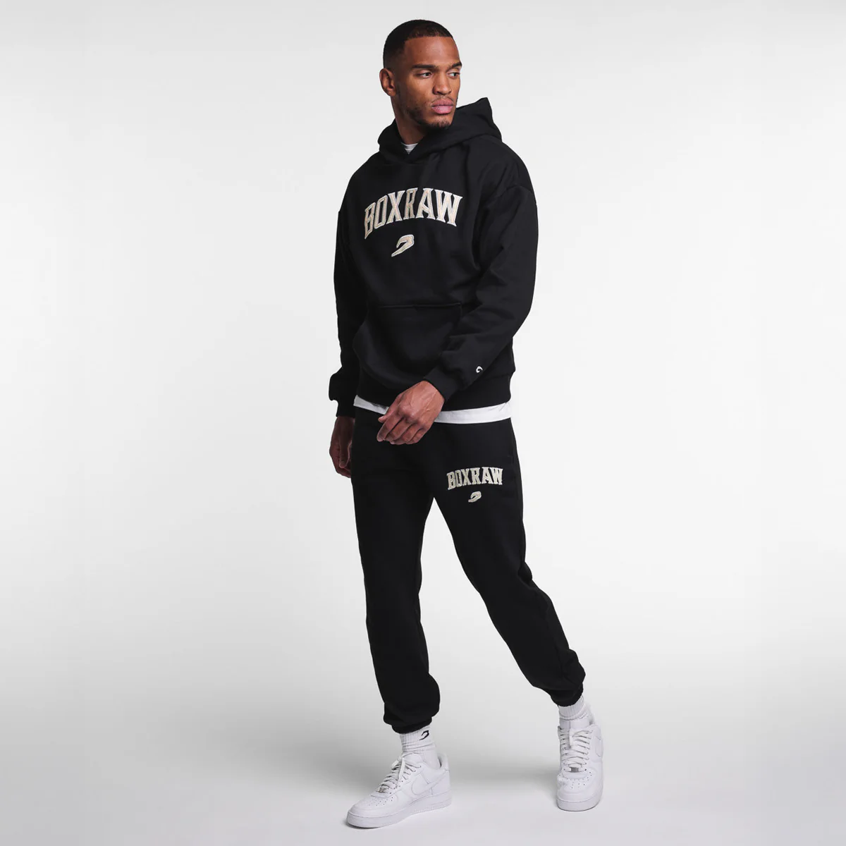 Sudadera Boxraw East Street con capucha Negro  - Image 5