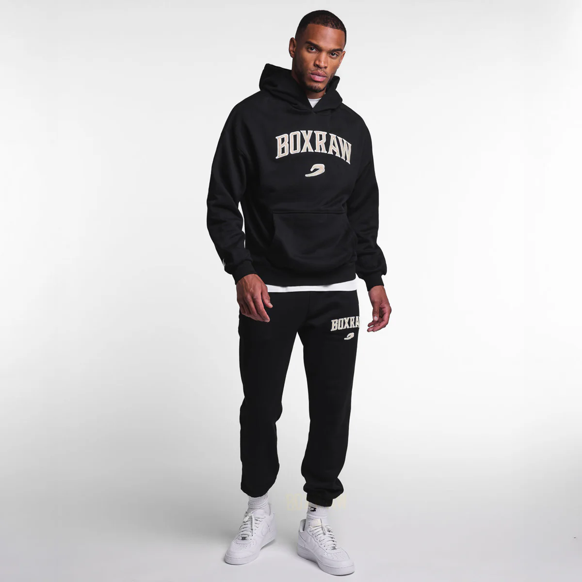 Sudadera Boxraw East Street con capucha Negro  - Image 6