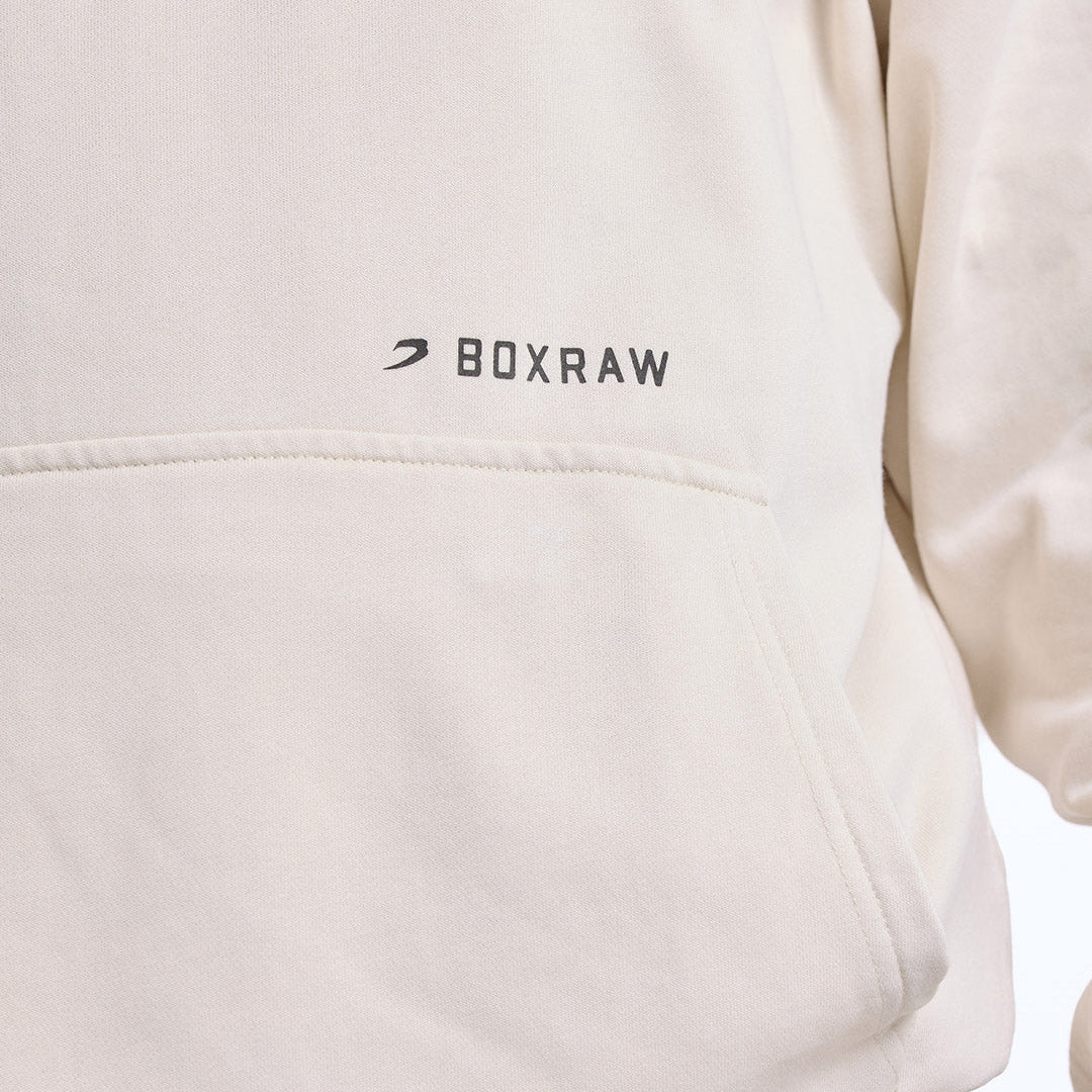 Sudadera Boxraw Sparring Club Oversize con capucha Beige  - Image 8