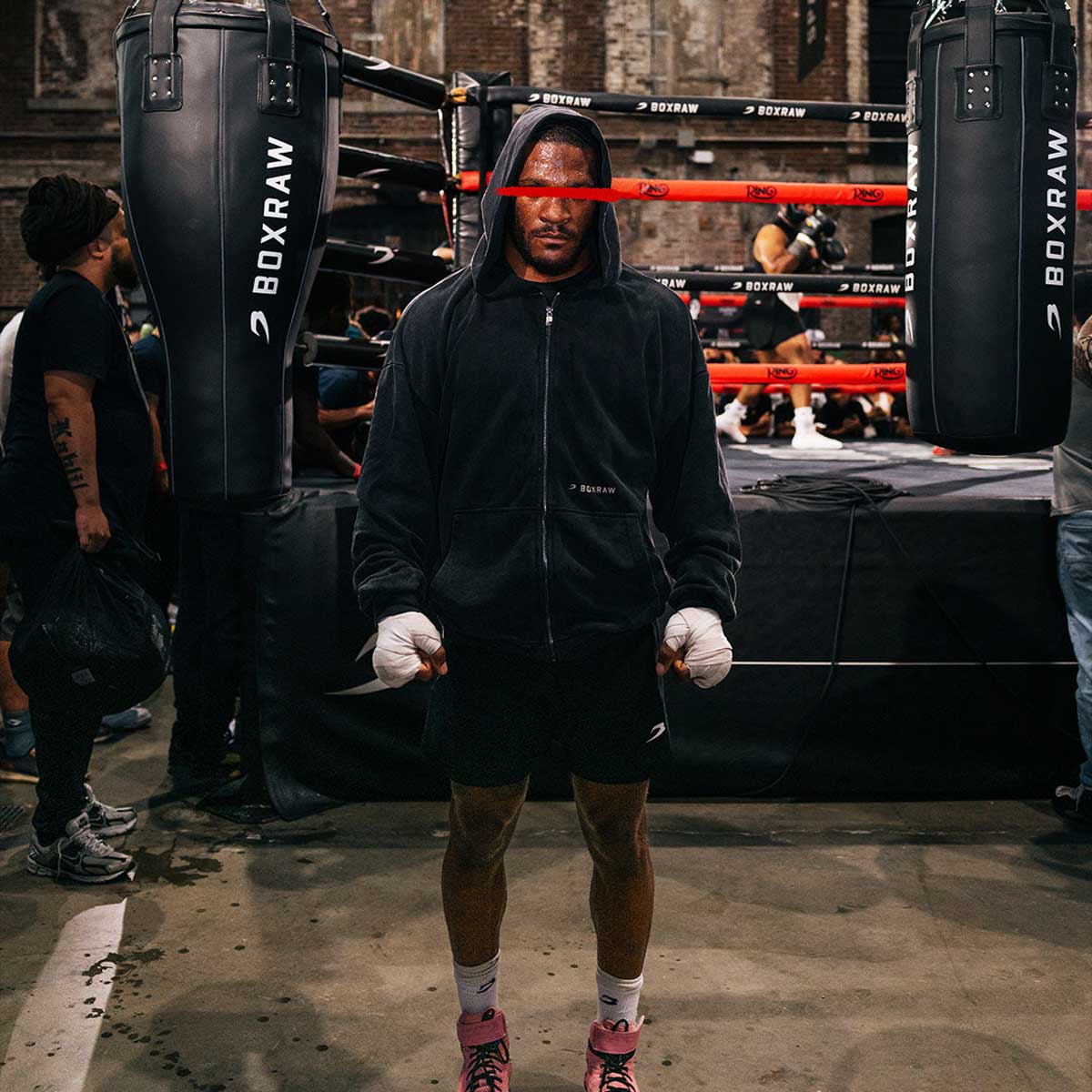 Sudadera Boxraw Sparring Club Oversize con capucha y cremallera  - Image 11