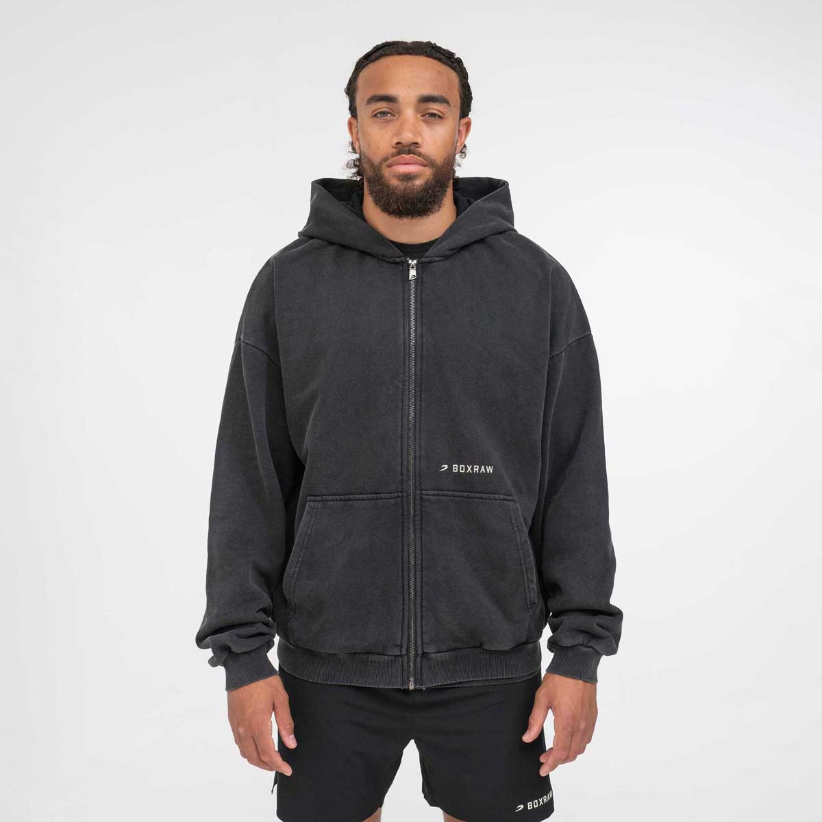 Sudadera Boxraw Sparring Club Oversize con capucha y cremallera  - Image 2